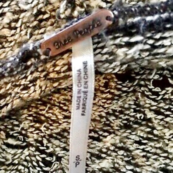 Free People S-S Kai Pom Pom Tassel BoHo Cardigan - Picture 7 of 9